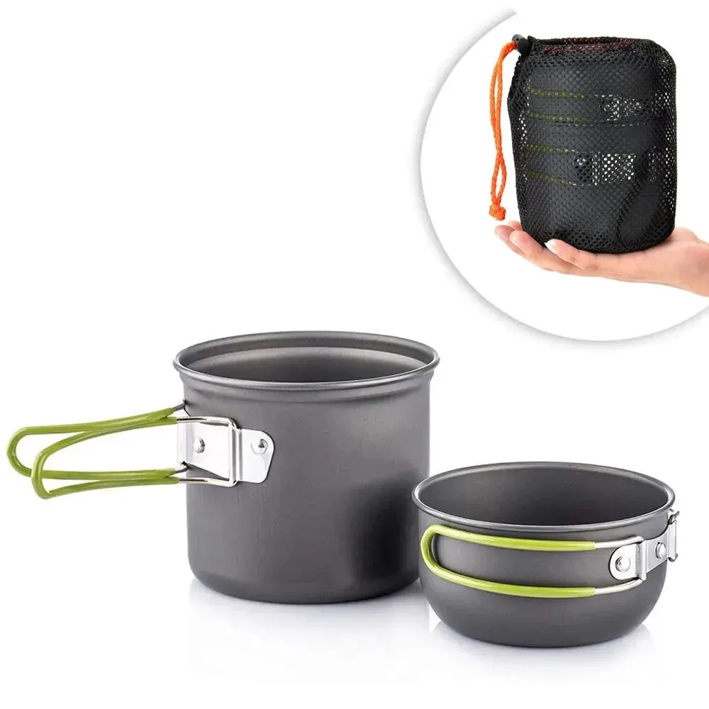 Camping Cooking Kits - Ultralight Camping Pot Set: Camping Cookware