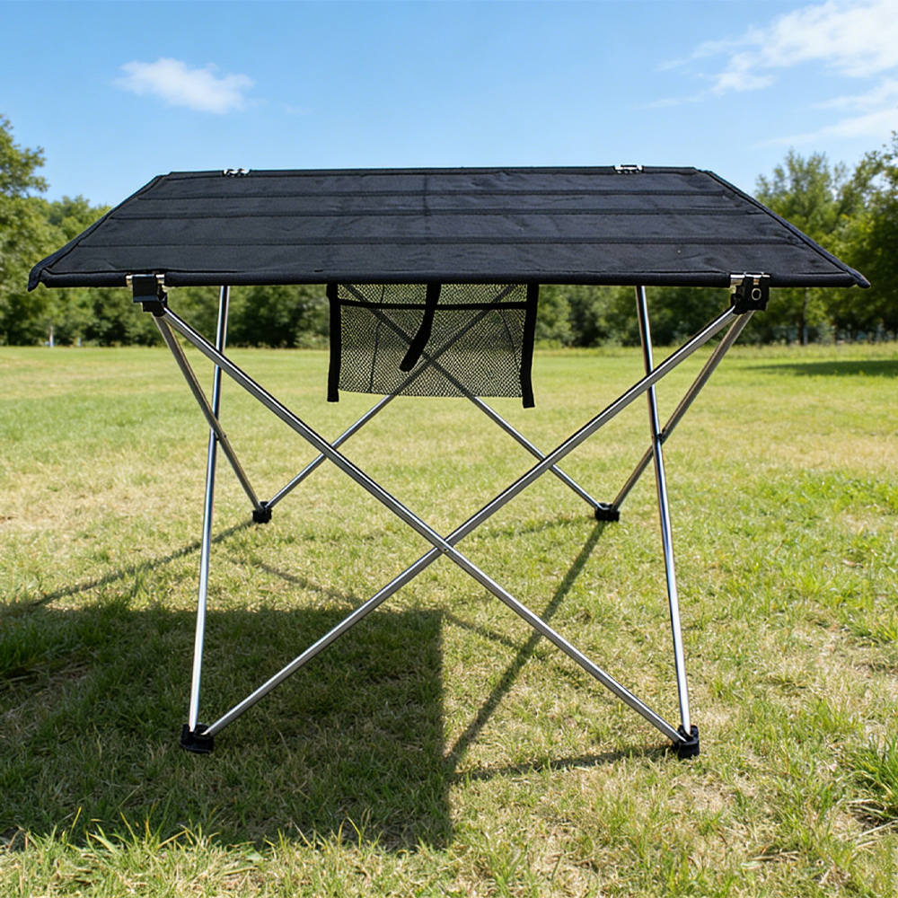 Camping Cooking Table Foldable - Outdoor Table Red Four Season Folding