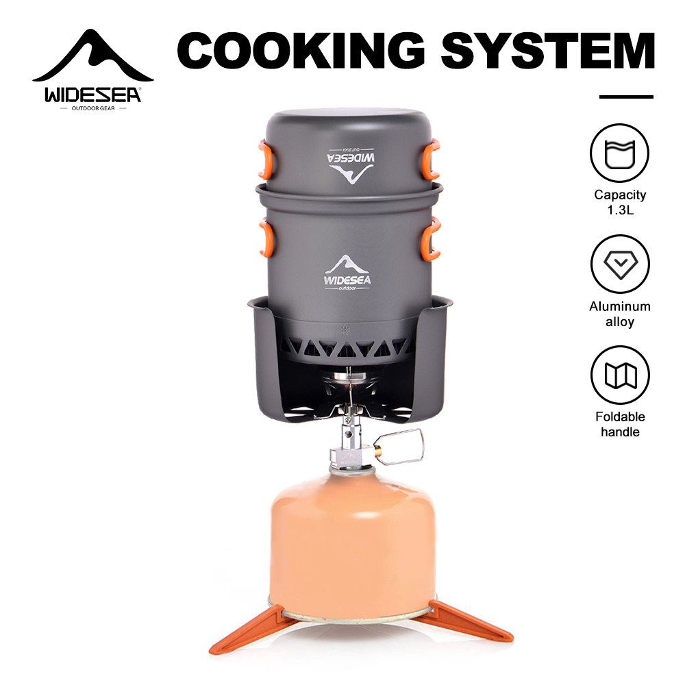 Camping Cooking Set 2 Person - Widesea Portable Camping Stove Set Aluminum