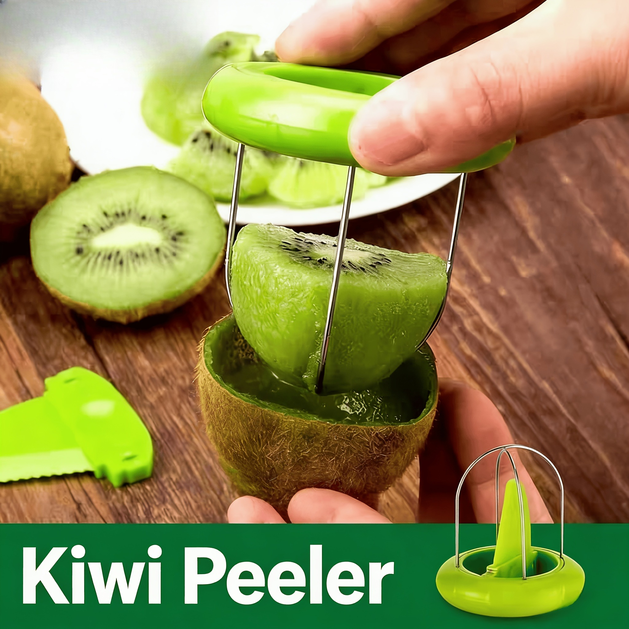 Camping Cooking Portable - Two creative kiwi peelers with cute