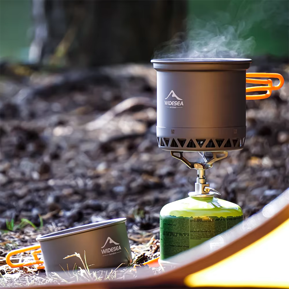 Camping Cooking Set 2 Person - Outdoor Camping Pot 1.3L 2.3L Cookware