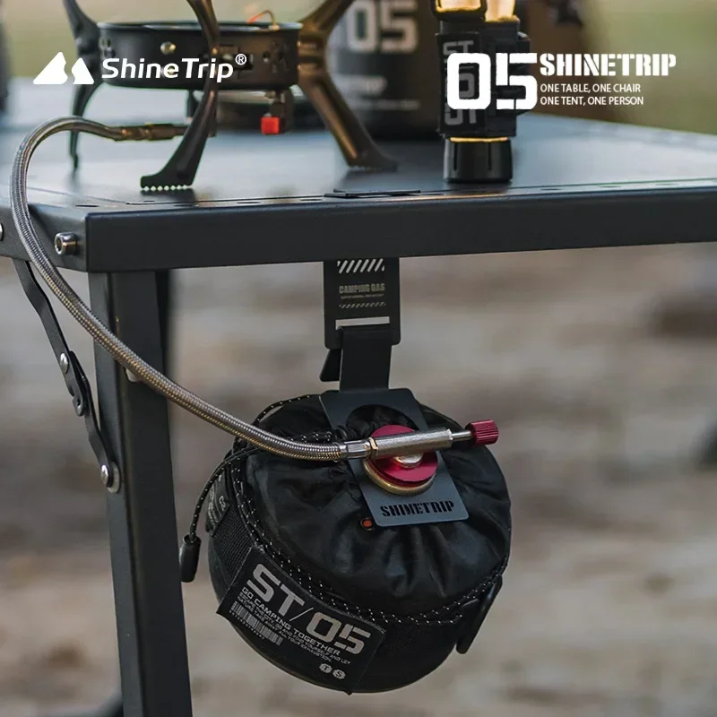 Camping Cooking Utensil Holder - ShineTrip Gas Tank Hanger for Camping