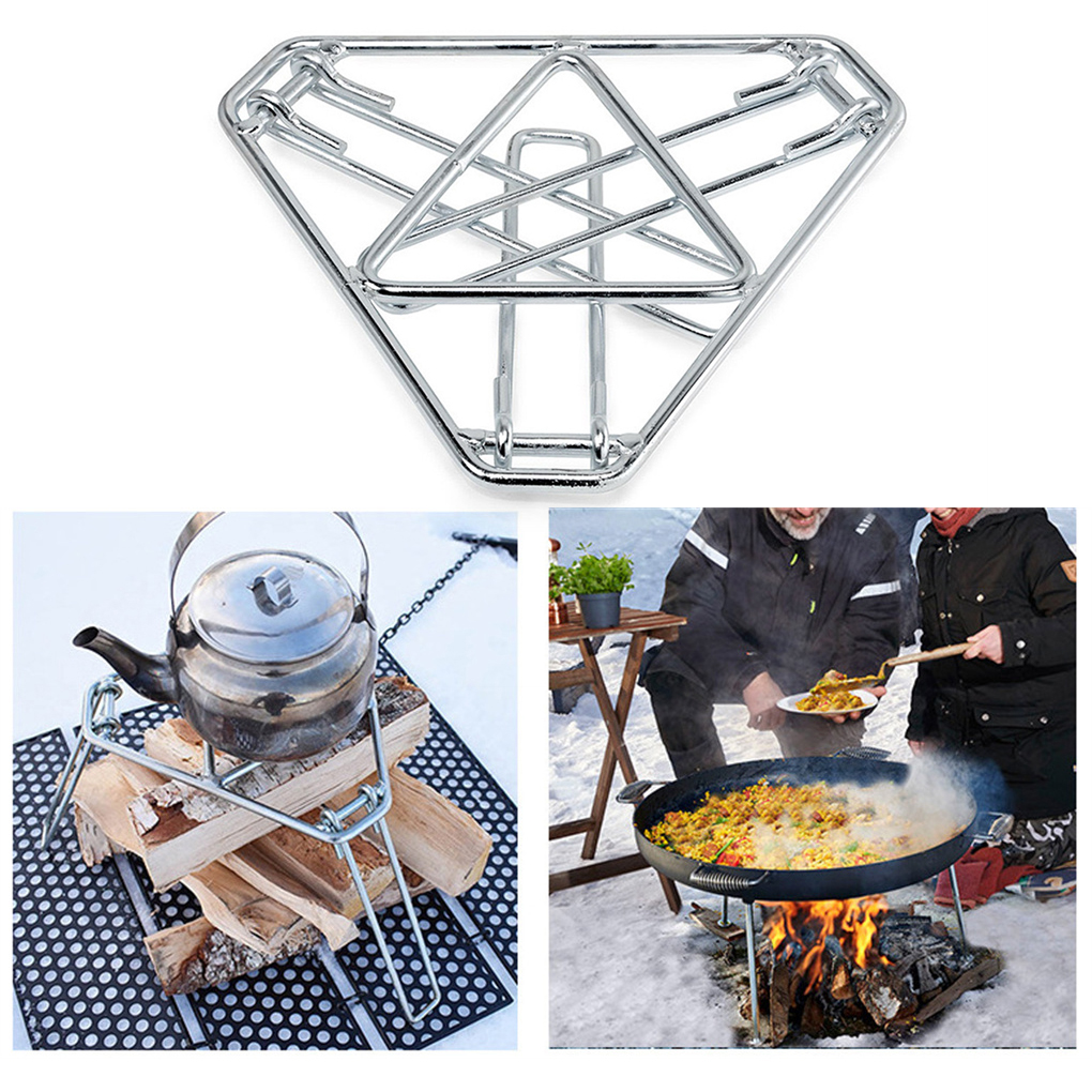 Camping Cooking Equipment Gas - Stainless Steel Campfire Rack Grill Grate