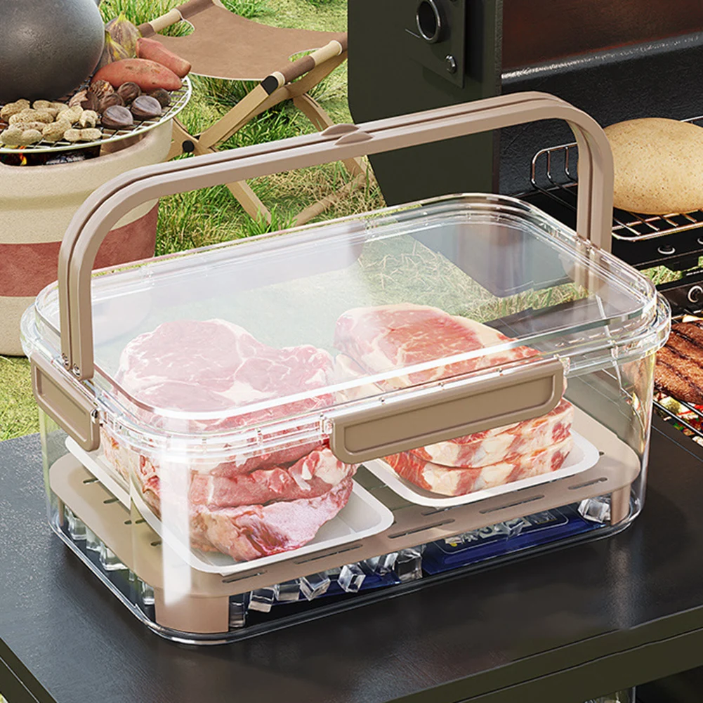 Camping Cooking And Eating - Portable Food Storage Container Large Capacity