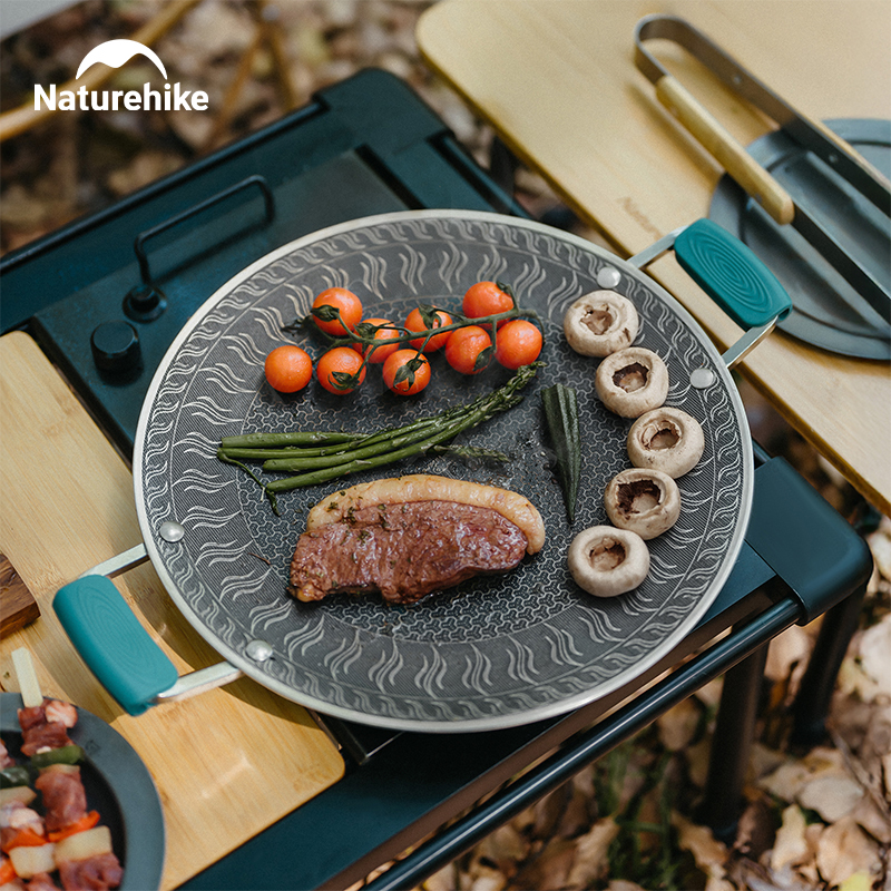 Camping Cooking And Eating - Naturehike BBQ Cooking Grill Pan Camping