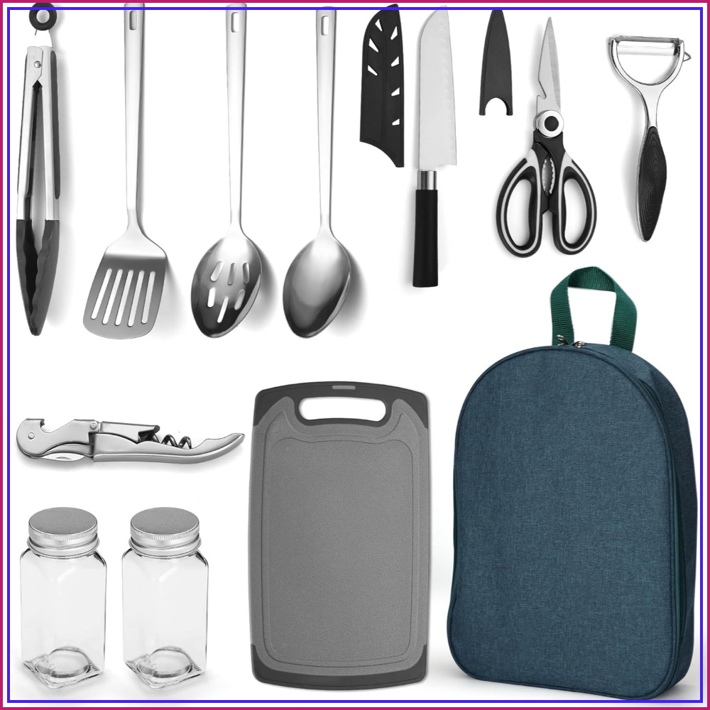 Camping Cooking Kits - Camping Cooking Utensil Set 10 Piece,