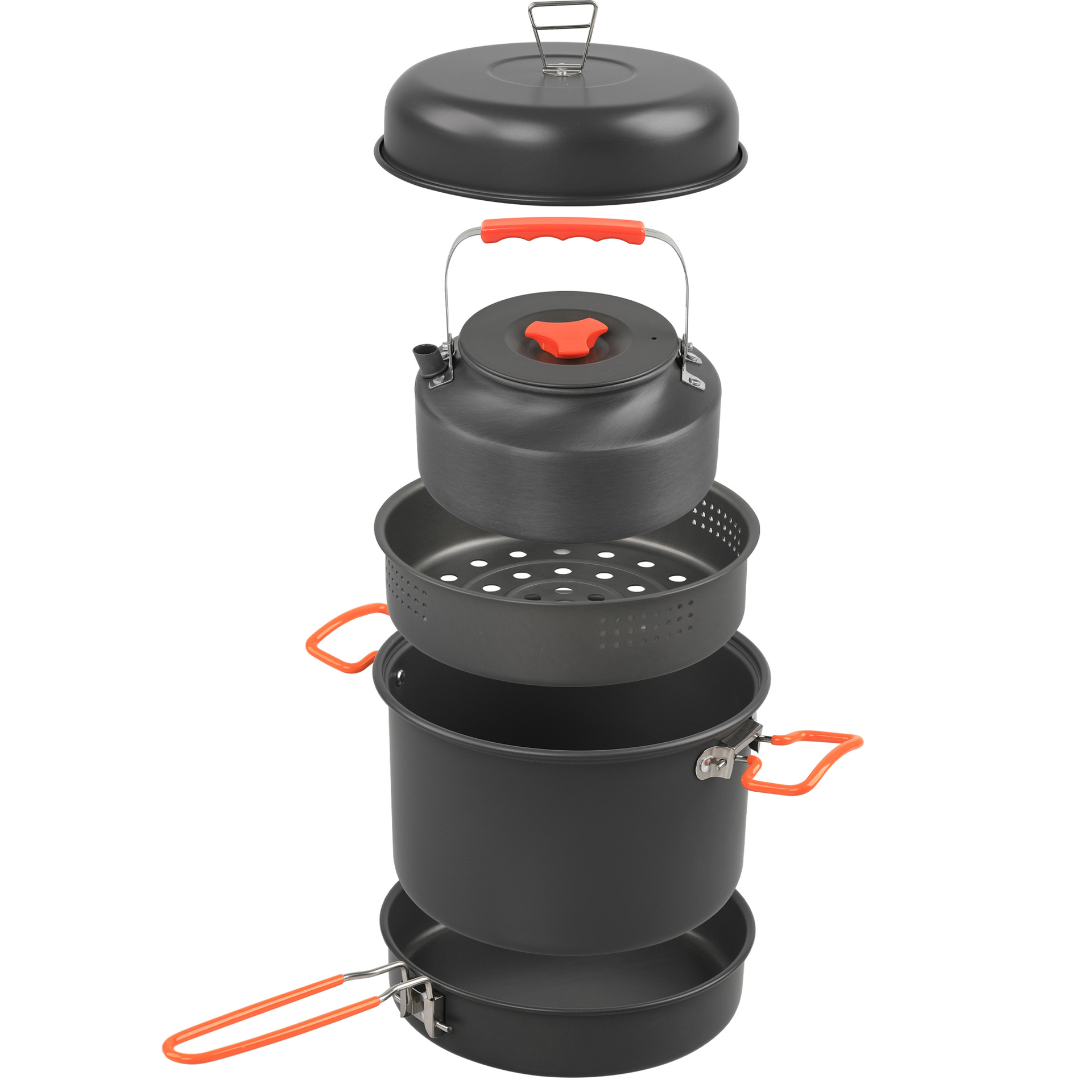Camping Cooking Set 2 Person - Outdoor Cookware Set Camping Cooking Pot