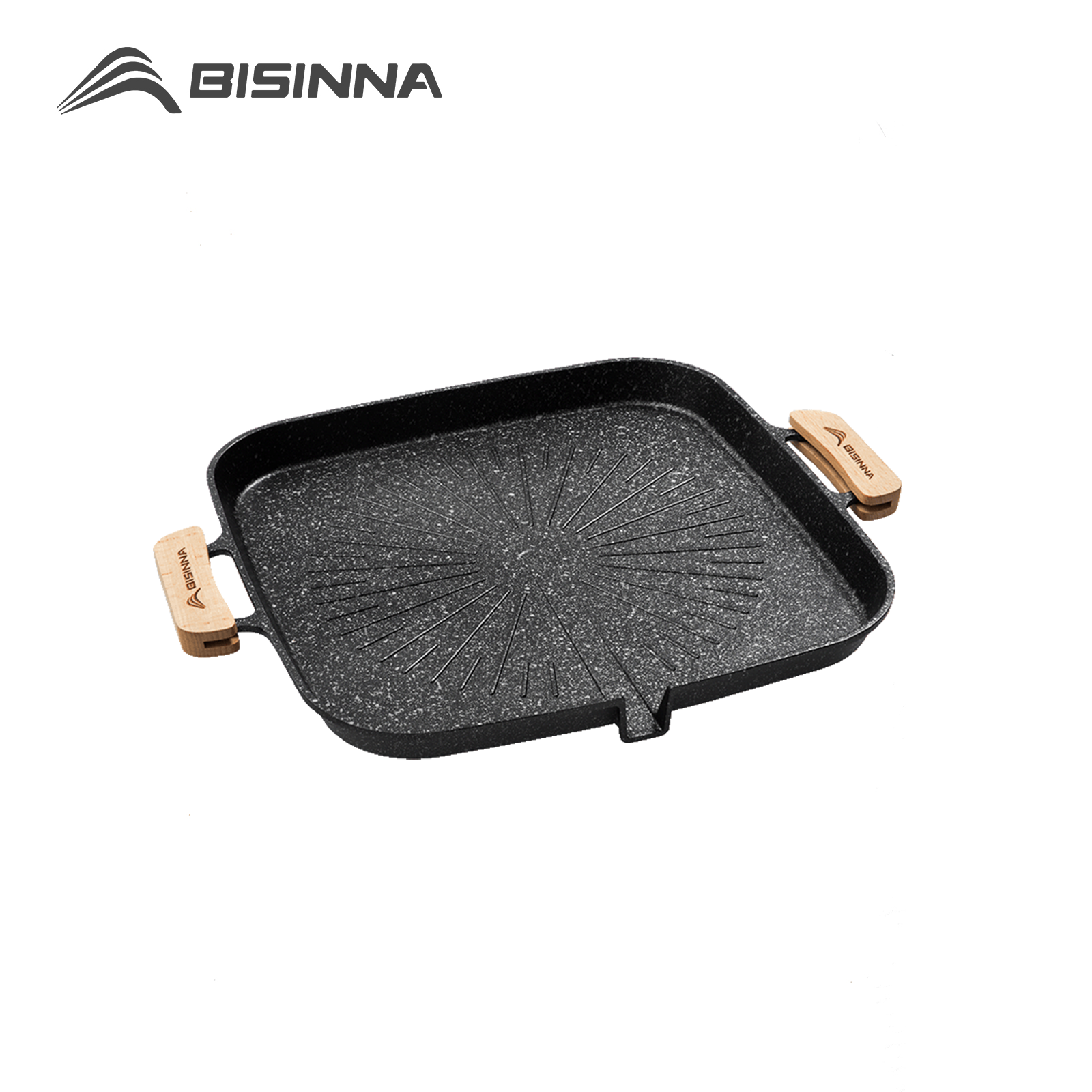 Camping Cooking And Eating - BISINNA Square BBQ Grill Pan Non