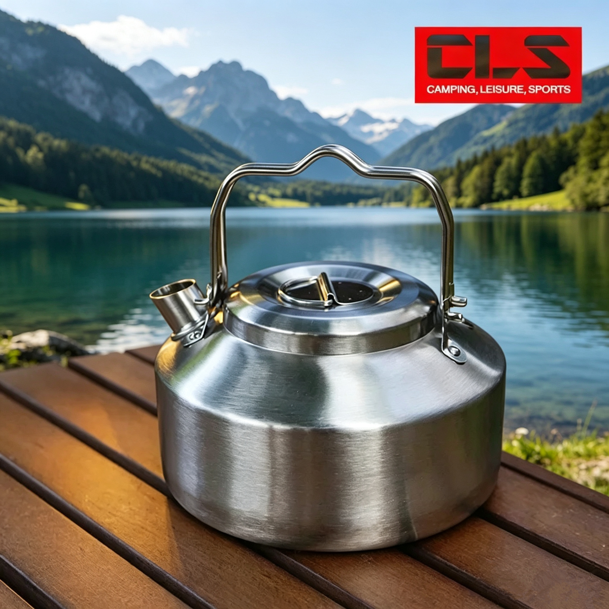 Camping Cooking Pot Stainless Steel - CLS Outdoor 0.9L Stainless Steel Kettle