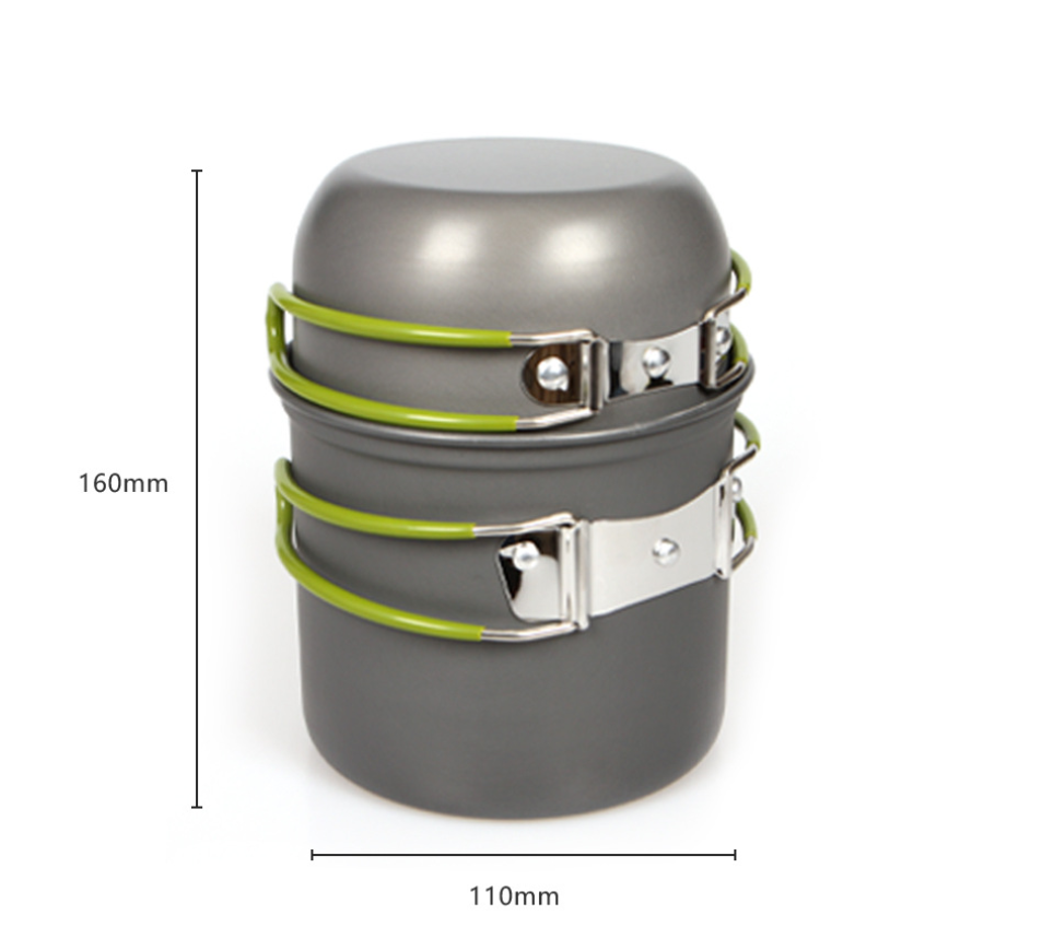 Ultralight Camping Pot Set: Ca - Camping Cooking Kits recensie en prijs
