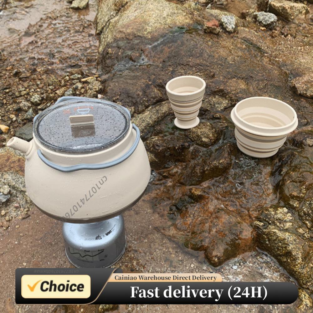 Outdoor Folding Silicone Kettl - Camping Cooking Handle recensie en prijs