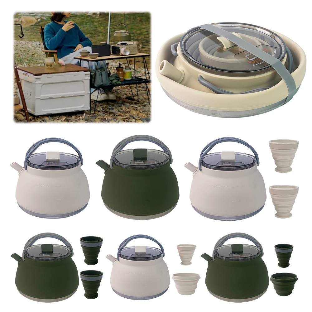 Outdoor Folding Silicone Kettl - Camping Cooking Handle recensie en prijs