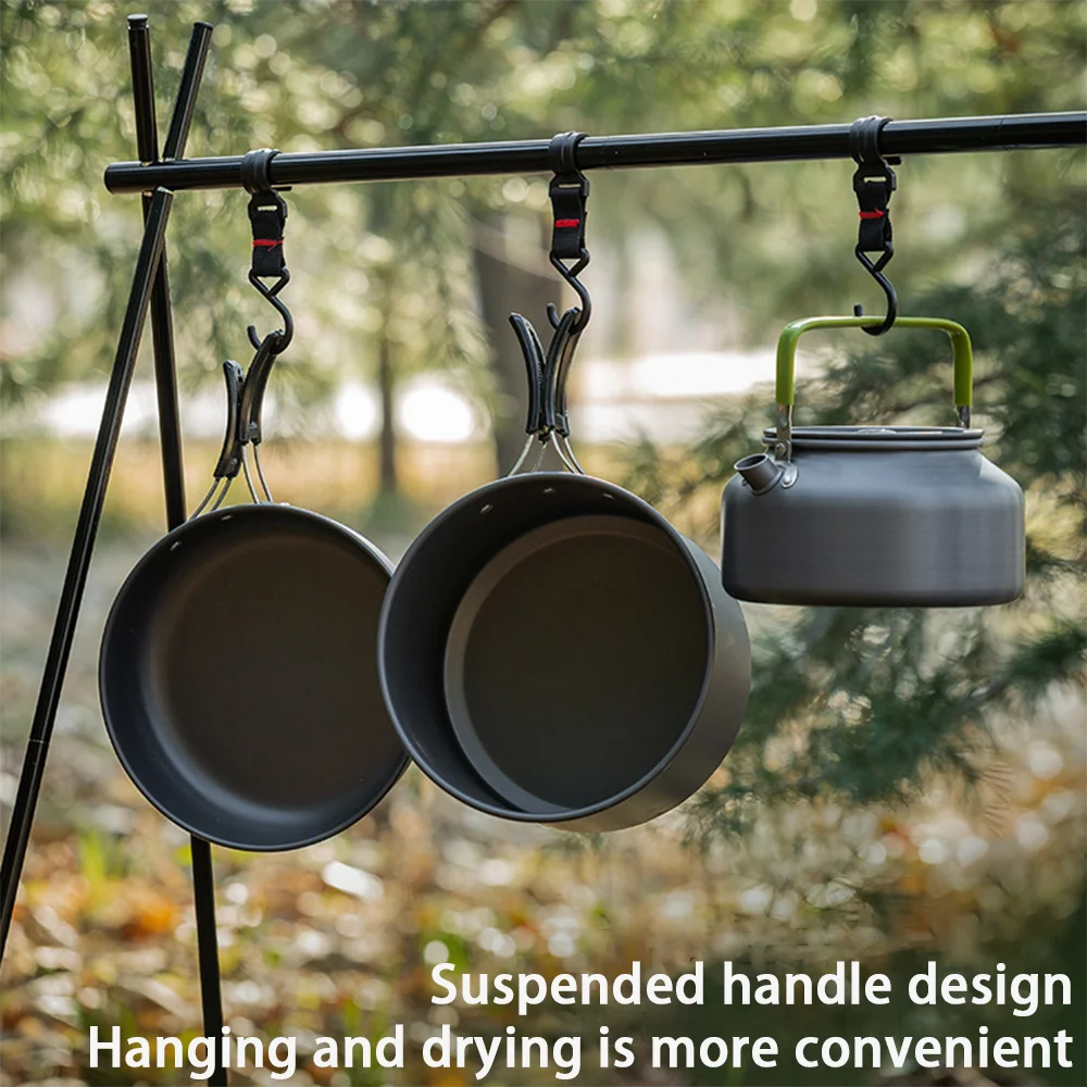 Outdoor large capacity cooking - Nesting Camping Cooking Set recensie en prijs