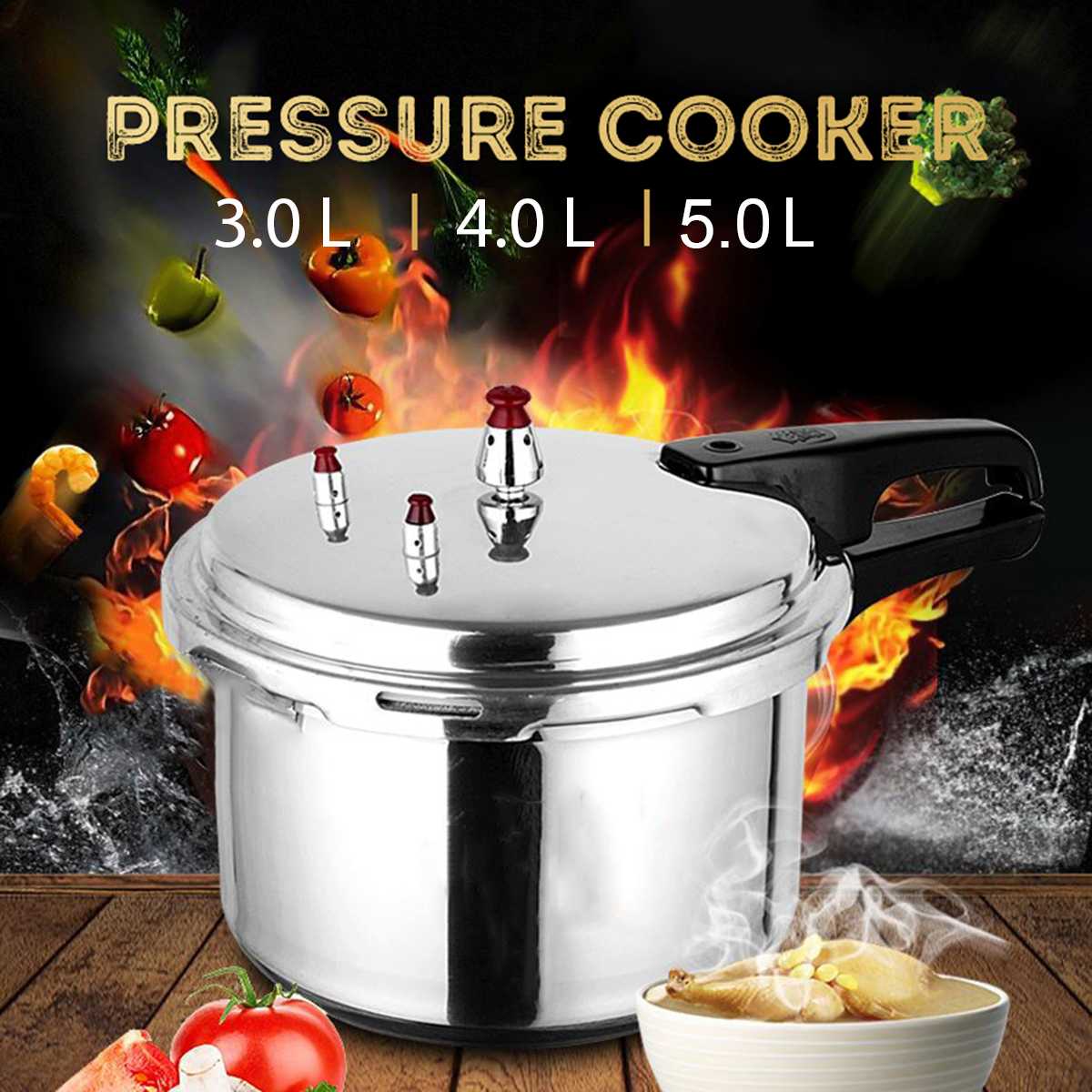 Aluminum Alloy Pressure Cooker - Camping Cooking Equipment Gas recensie en prijs