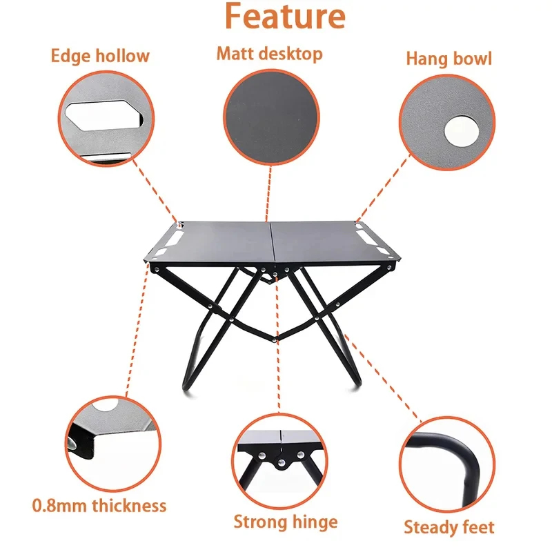 Portable Foldable Beach & Camp - Camping Cooking Table Foldable recensie en prijs