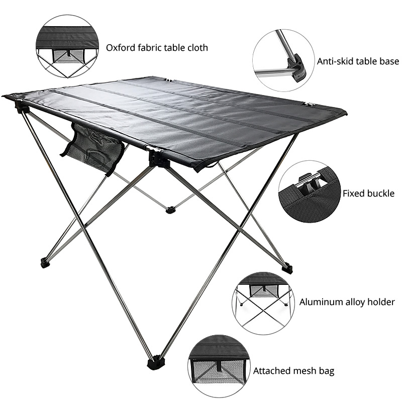 Outdoor Table Red Four Season  - Camping Cooking Table Foldable recensie en prijs