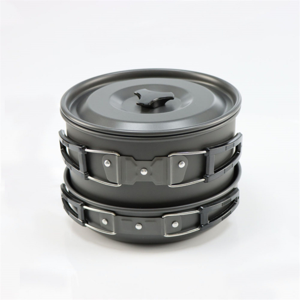 Lightweight Aluminum Alloy Out - Nesting Camping Cooking Set recensie en prijs