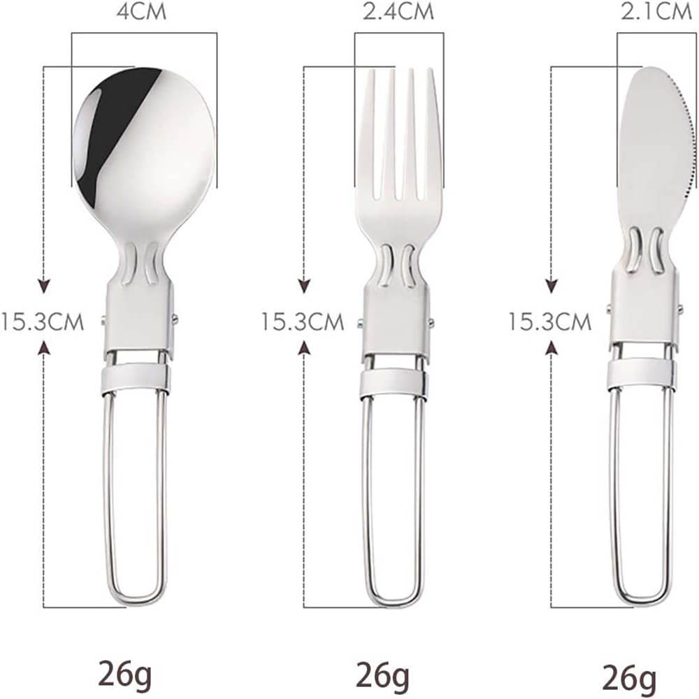 Camping Flatware Sets Stainles - Camping Cooking Kits recensie en prijs