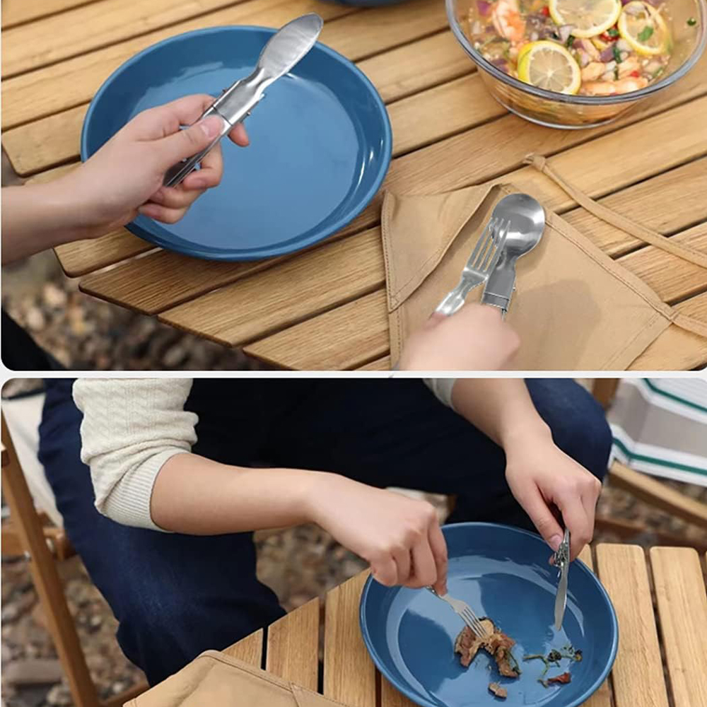 Camping Flatware Sets Stainles - Camping Cooking Kits recensie en prijs