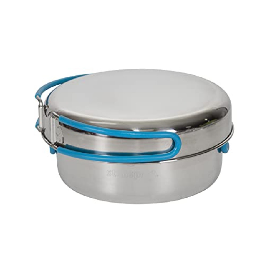 Stainless Steel Camping Cookwa - Nesting Camping Cooking Set recensie en prijs