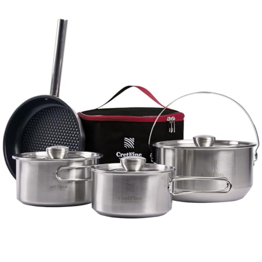 CampPro Camp Cooking Set for 4 - Camping Cooking Handle recensie en prijs