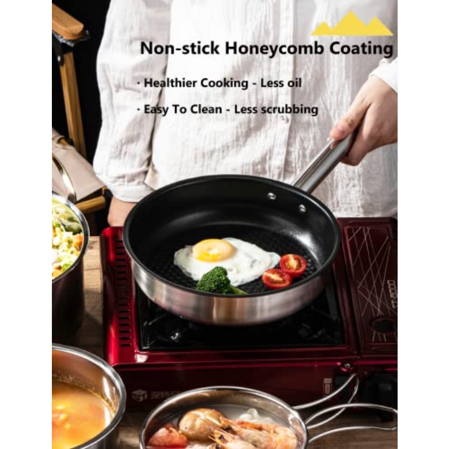 CampPro Camp Cooking Set for 4 - Camping Cooking Handle recensie en prijs
