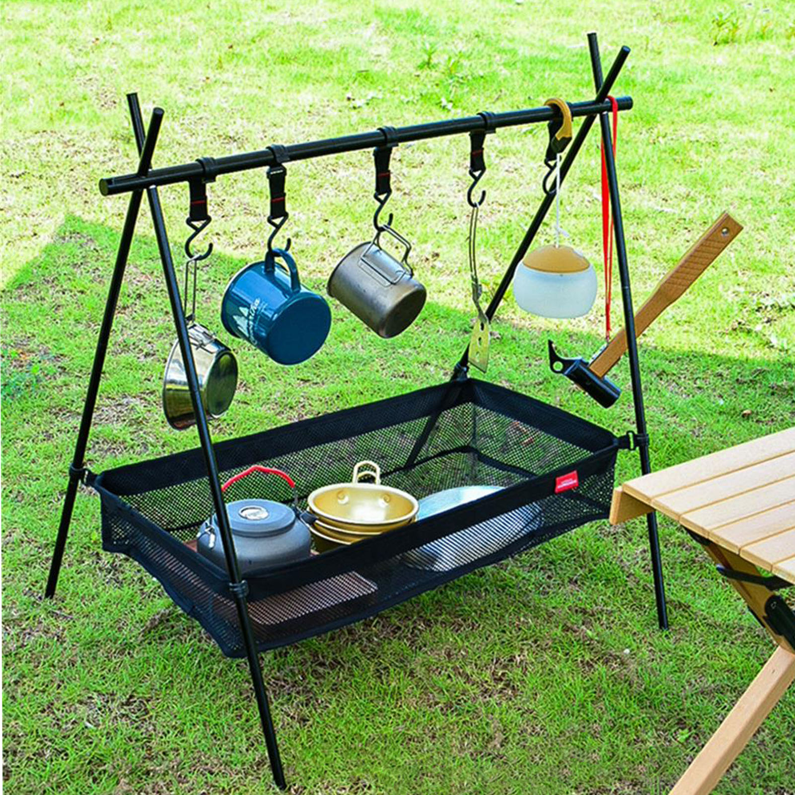 Picnic Under Table Storage Bag - Camping Cooking Basket recensie en prijs