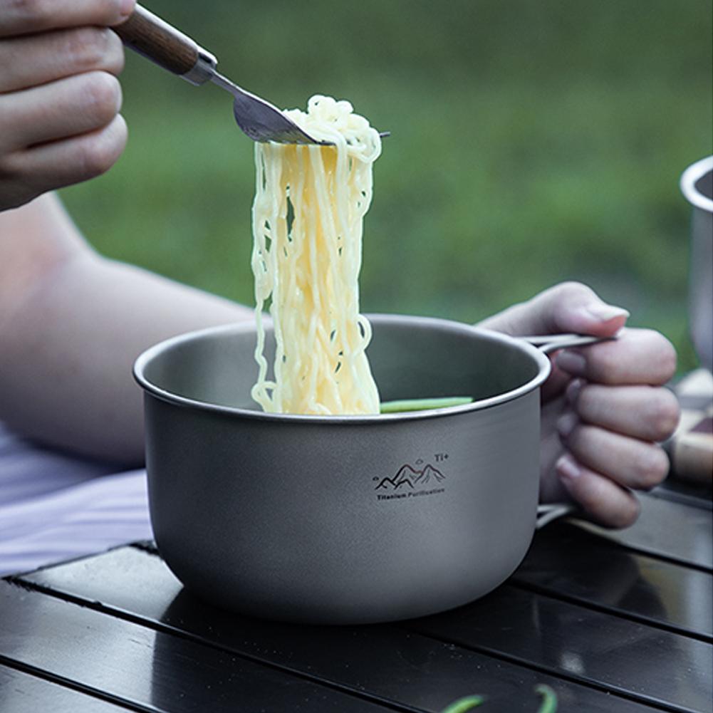 Ultralight Titanium Camping Po - Camping Cooking Pot Stainless Steel recensie en prijs
