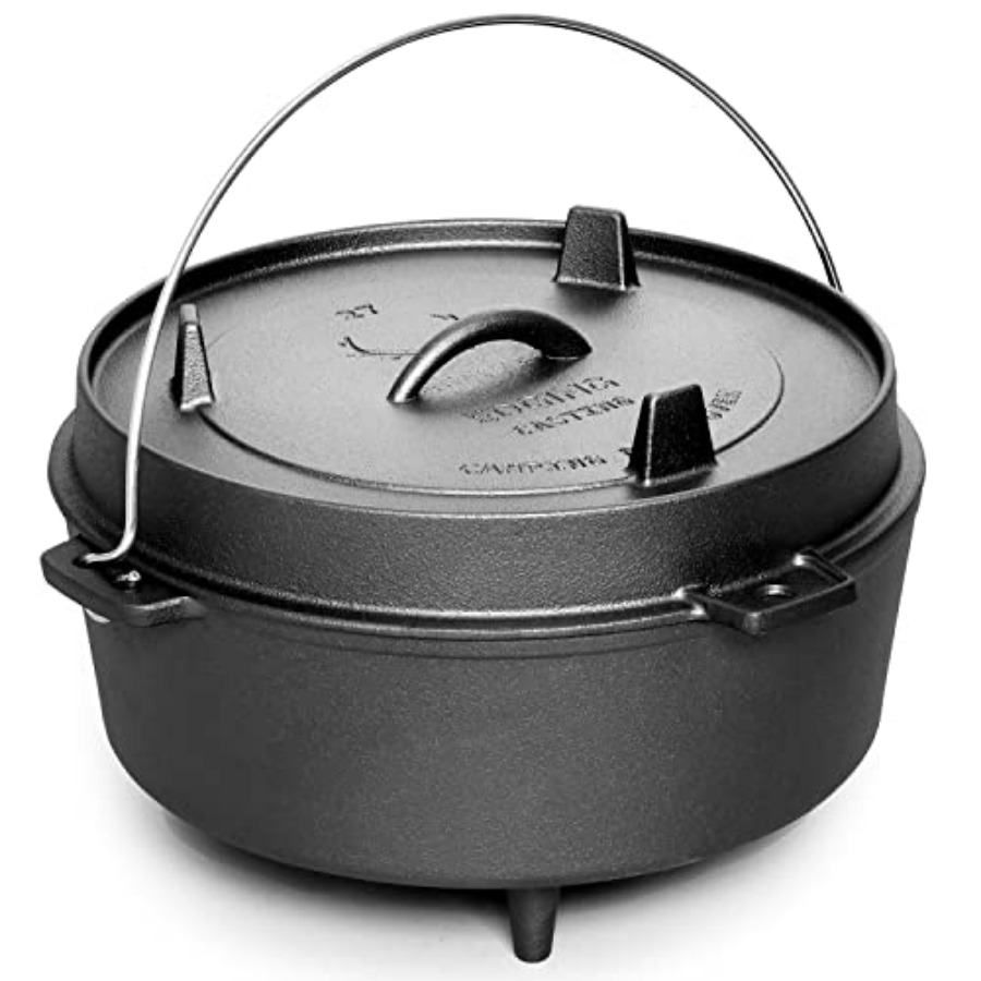 Pre-Seasoned Cast Iron Dutch O - Camp Dutch Oven Cast recensie en prijs