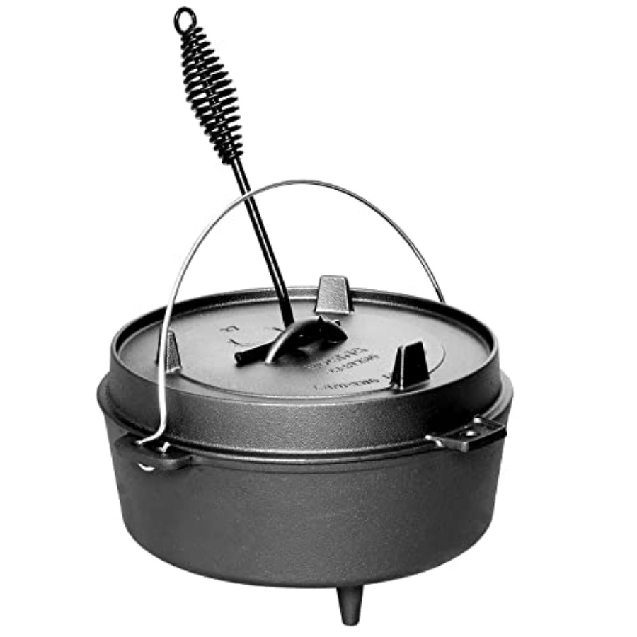 Pre-Seasoned Cast Iron Dutch O - Camp Dutch Oven Cast recensie en prijs