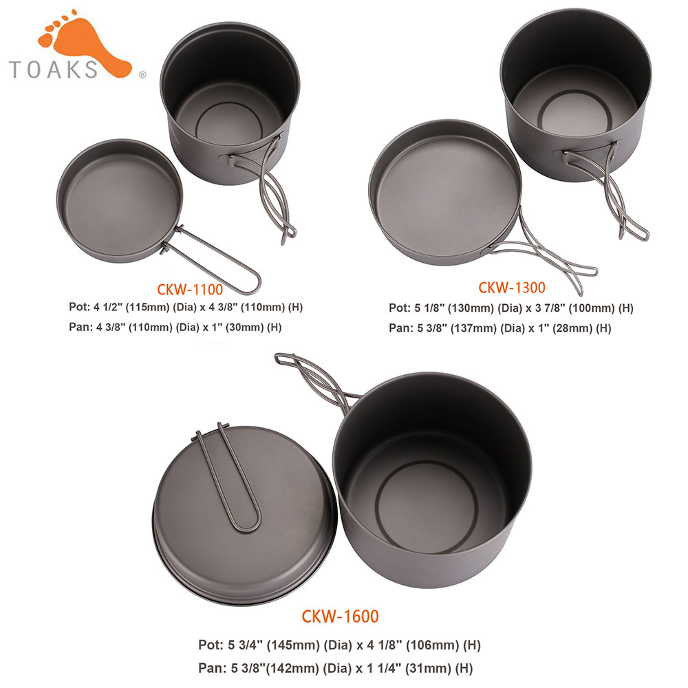 TOAKS Cookware Set Ultralight  - Mess Kit Titanium recensie en prijs