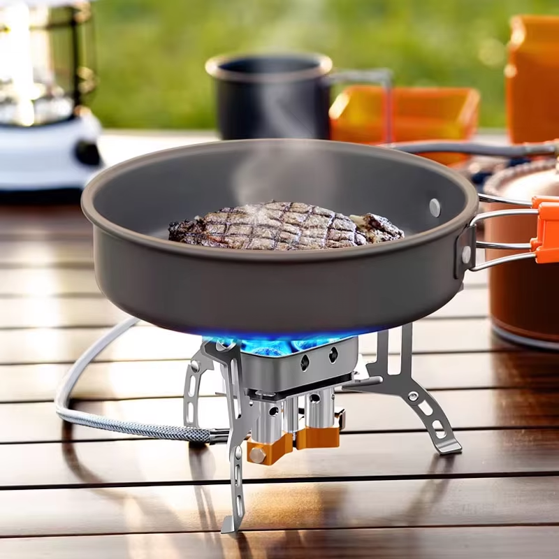 Three-head gas stove portable  - Camping Cooking Utensil Organizer recensie en prijs