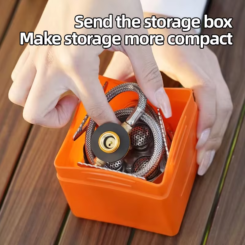 Three-head gas stove portable  - Camping Cooking Utensil Organizer recensie en prijs