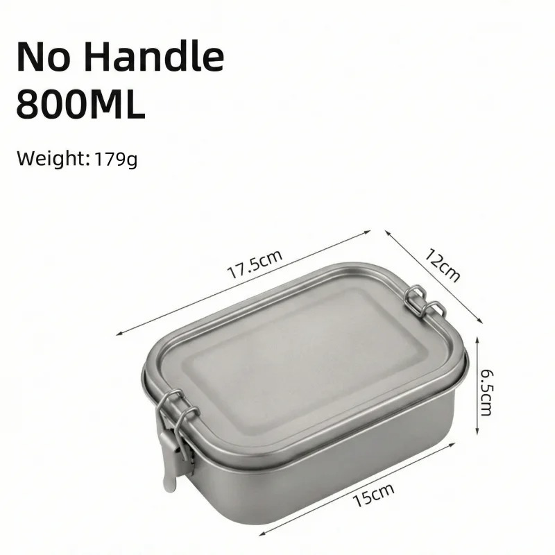 Stainless Steel Lunch Box With - Mess Kit Titanium recensie en prijs