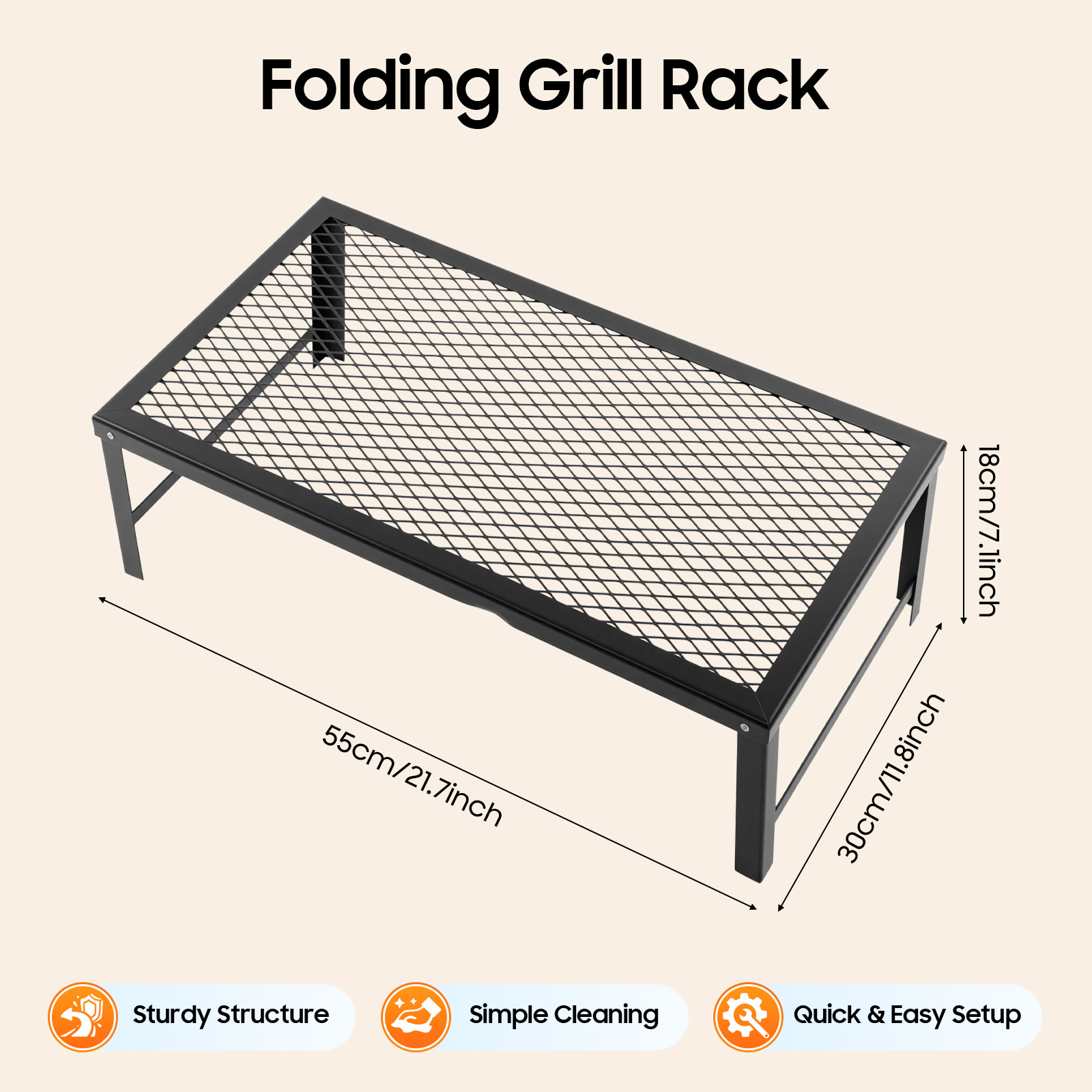 Portable Foldable Camping Gril - Camping Cooking Portable recensie en prijs