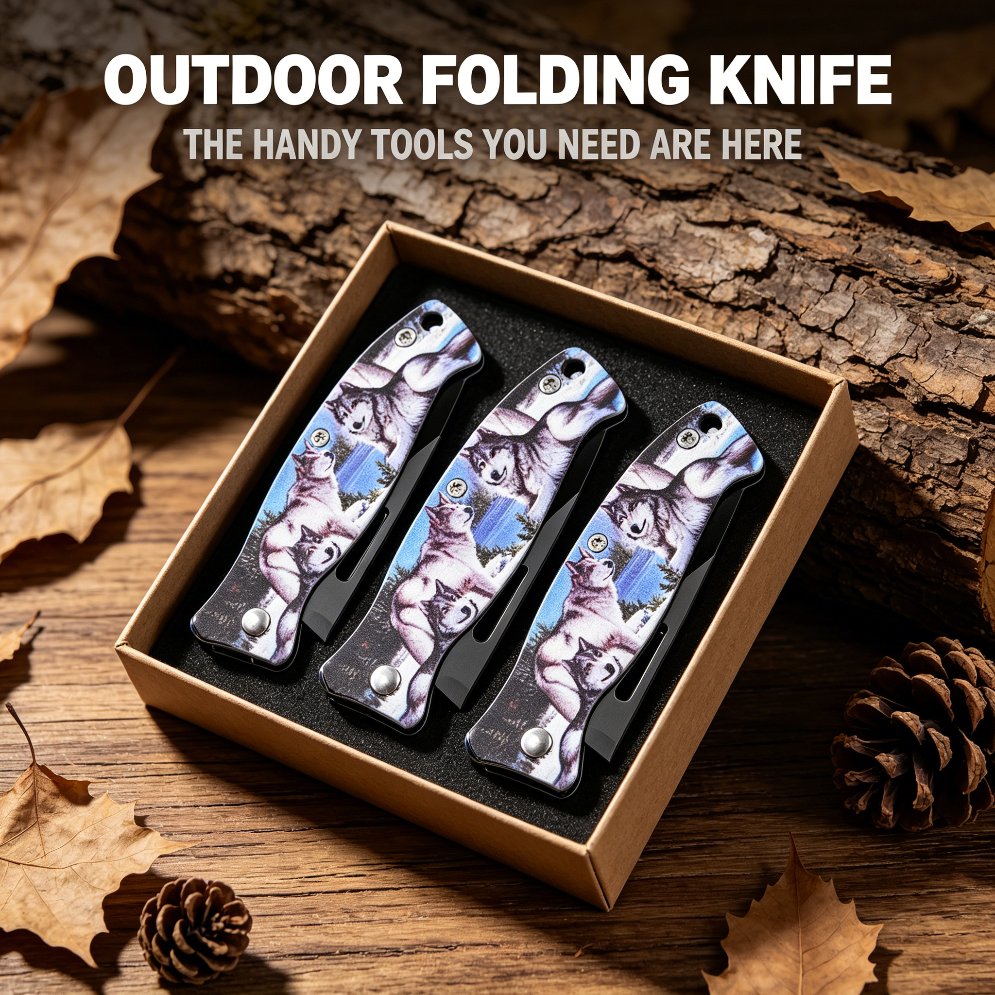 9/6/3/1Printed Folding Pocket  - Camping Cooking Knives recensie en prijs