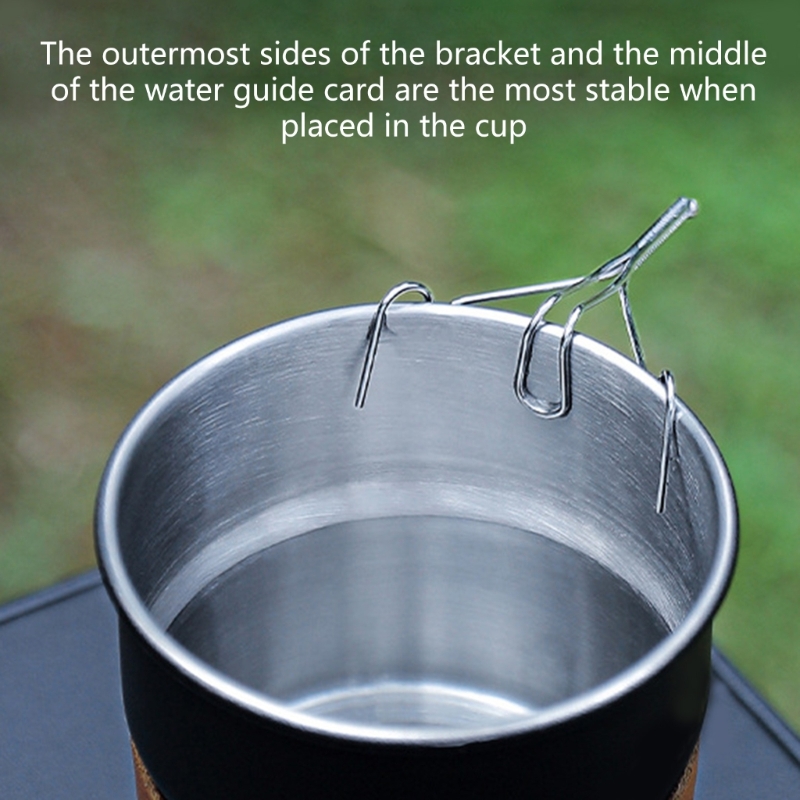 1PC Hand Brewed Coffee Teapot  - Camping Cooking Pot Stainless Steel recensie en prijs