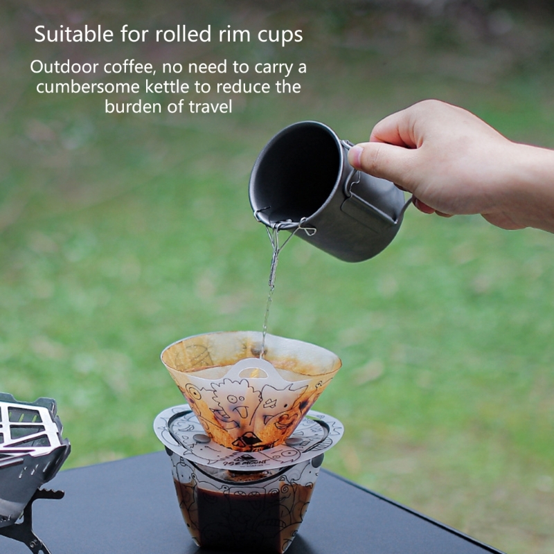 1PC Hand Brewed Coffee Teapot  - Camping Cooking Pot Stainless Steel recensie en prijs