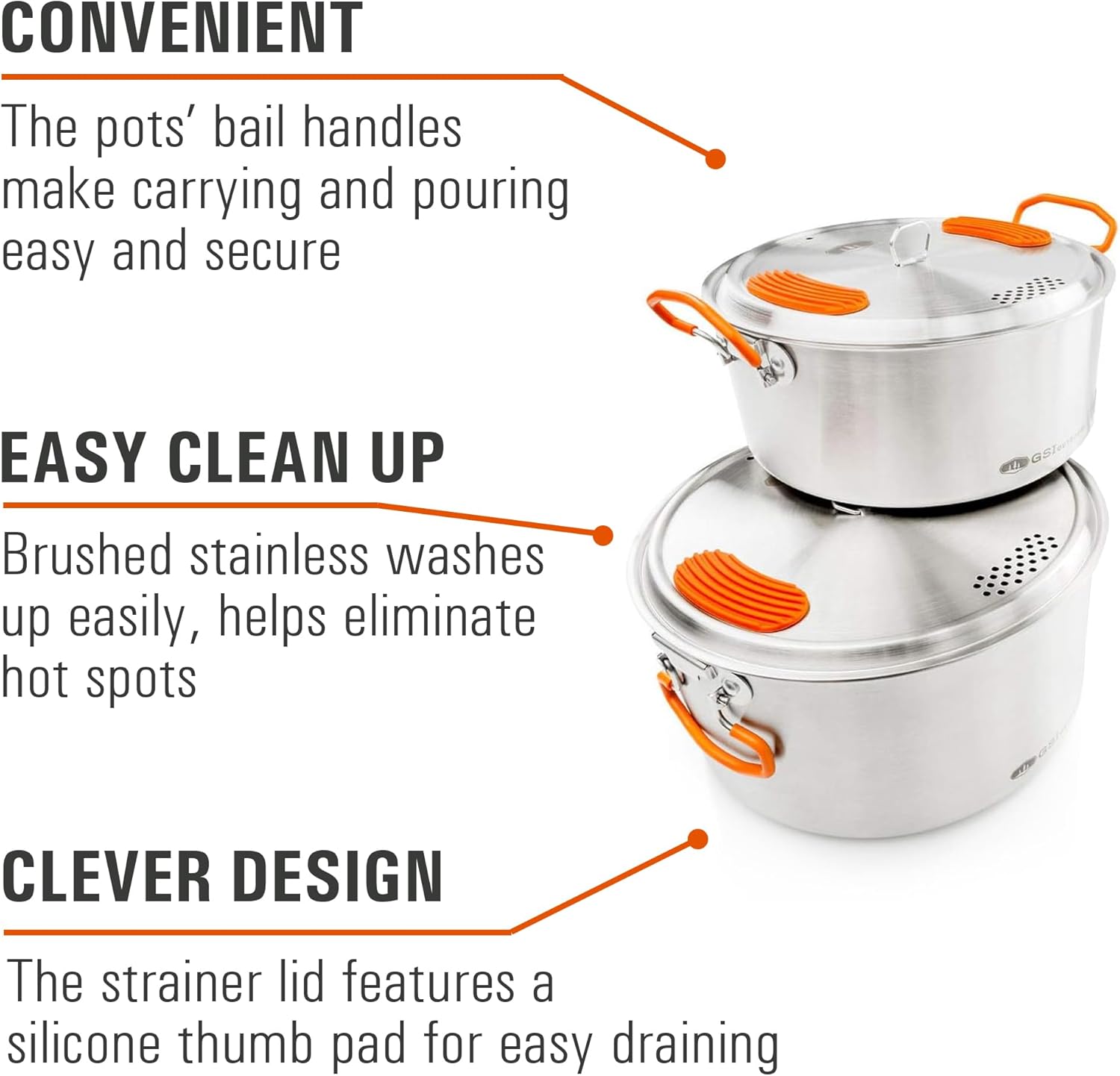 Stainless Steel Camping Cook S - Nesting Camping Cooking Set recensie en prijs