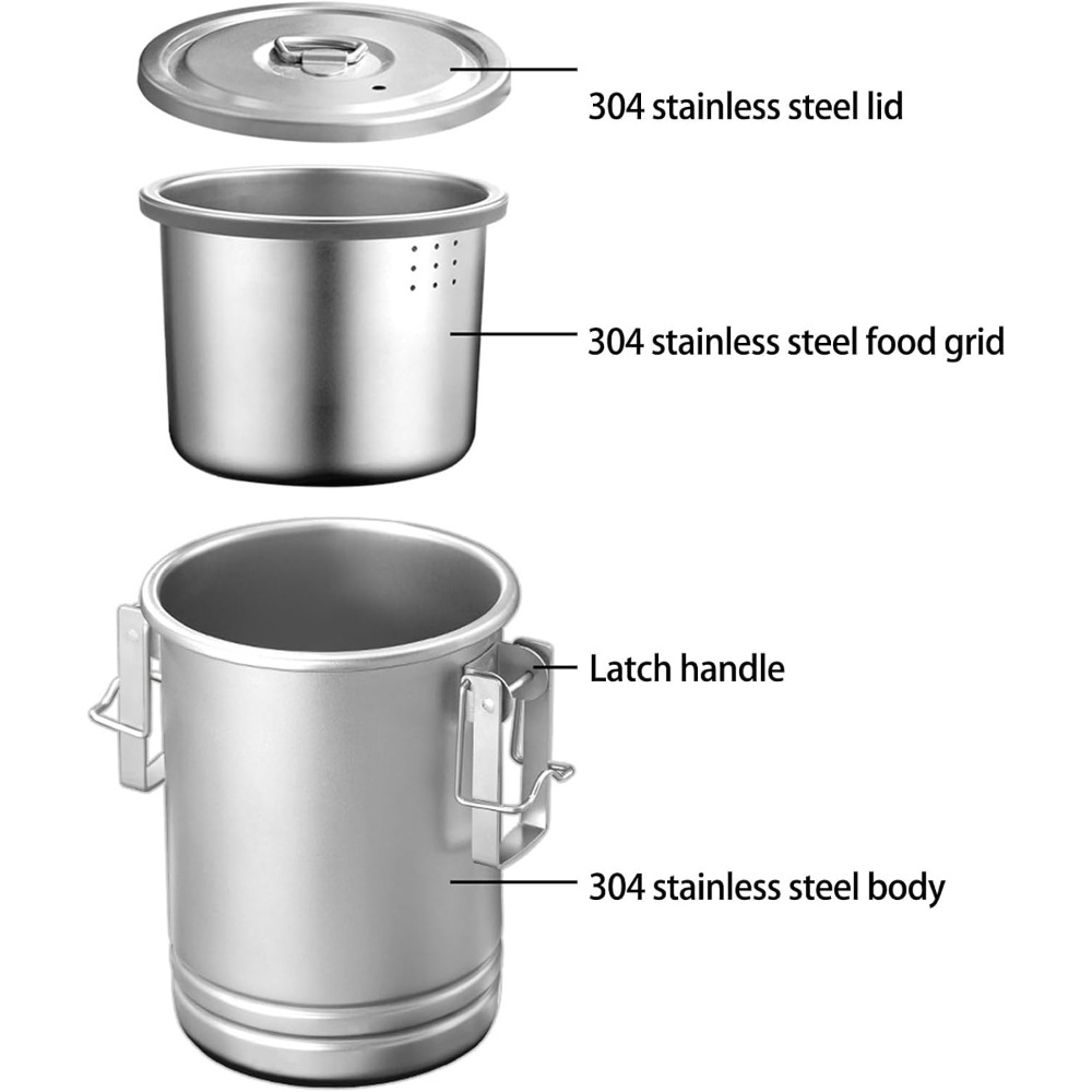 Camping Cooking Nested Pot Set - Nesting Camping Cooking Set recensie en prijs