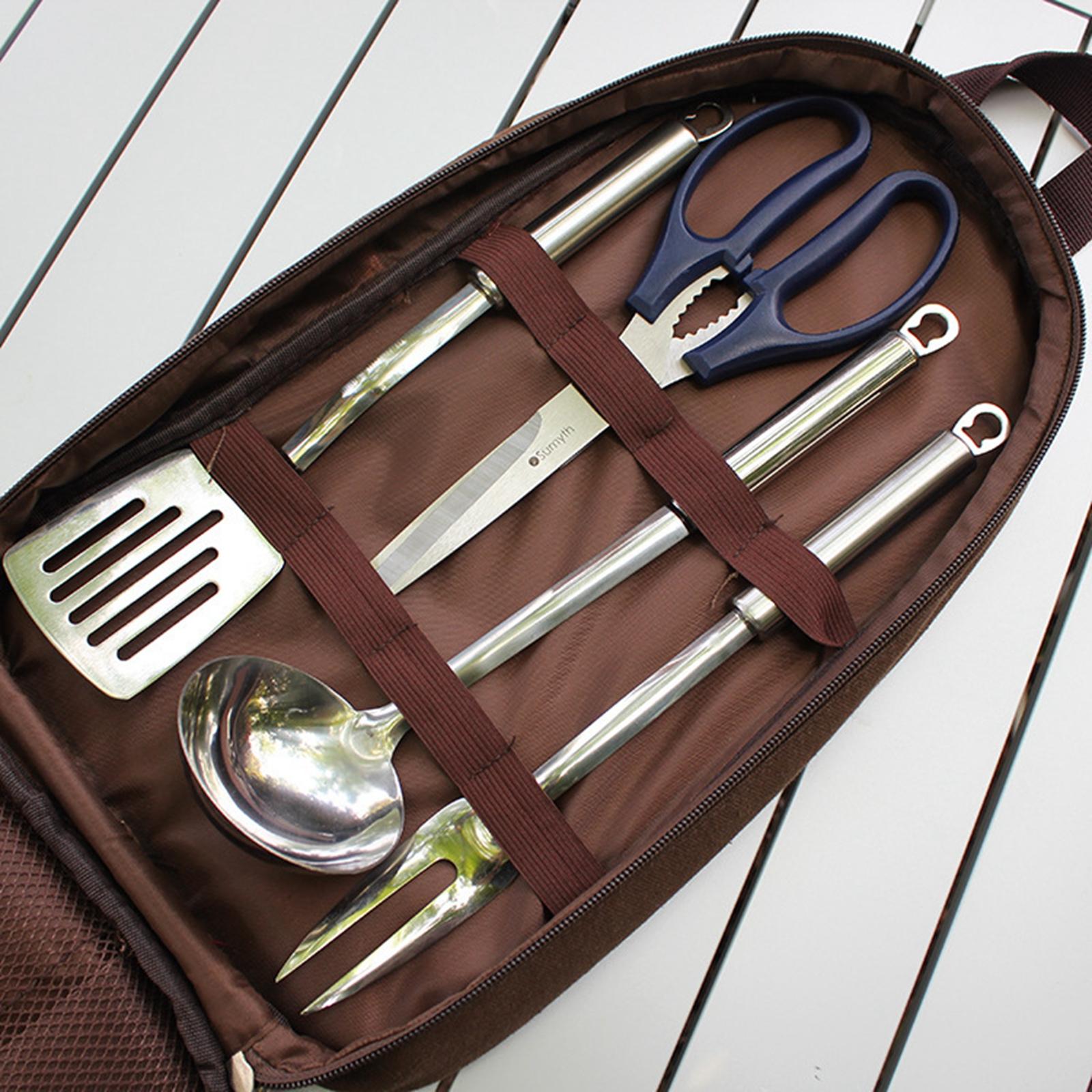 7pcs Camping Kitchen Utensil S - Camping Cooking Utensil Organizer recensie en prijs