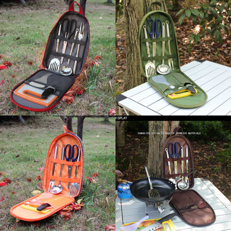 7pcs Camping Kitchen Utensil S - Camping Cooking Utensil Organizer recensie en prijs