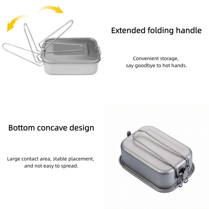 Titanium Lunch Box with Lid an - Mess Kit Titanium recensie en prijs