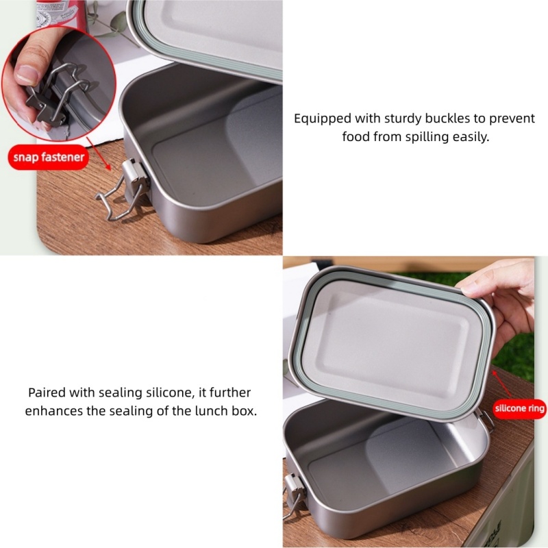 Titanium Lunch Box with Lid an - Mess Kit Titanium recensie en prijs