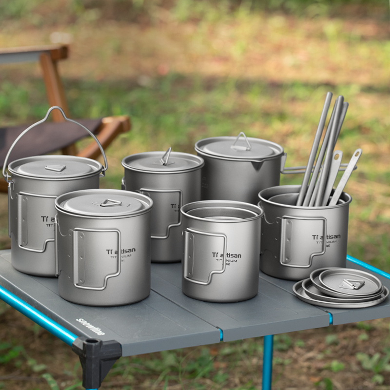 Tiartisan Outdoor Titanium Lig - Mess Kit Titanium recensie en prijs