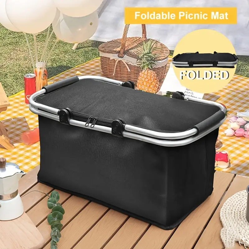 Foldable Picnic Bag Insulated  - Camping Cooking Basket recensie en prijs