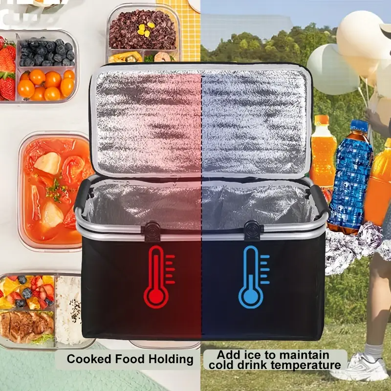 Foldable Picnic Bag Insulated  - Camping Cooking Basket recensie en prijs