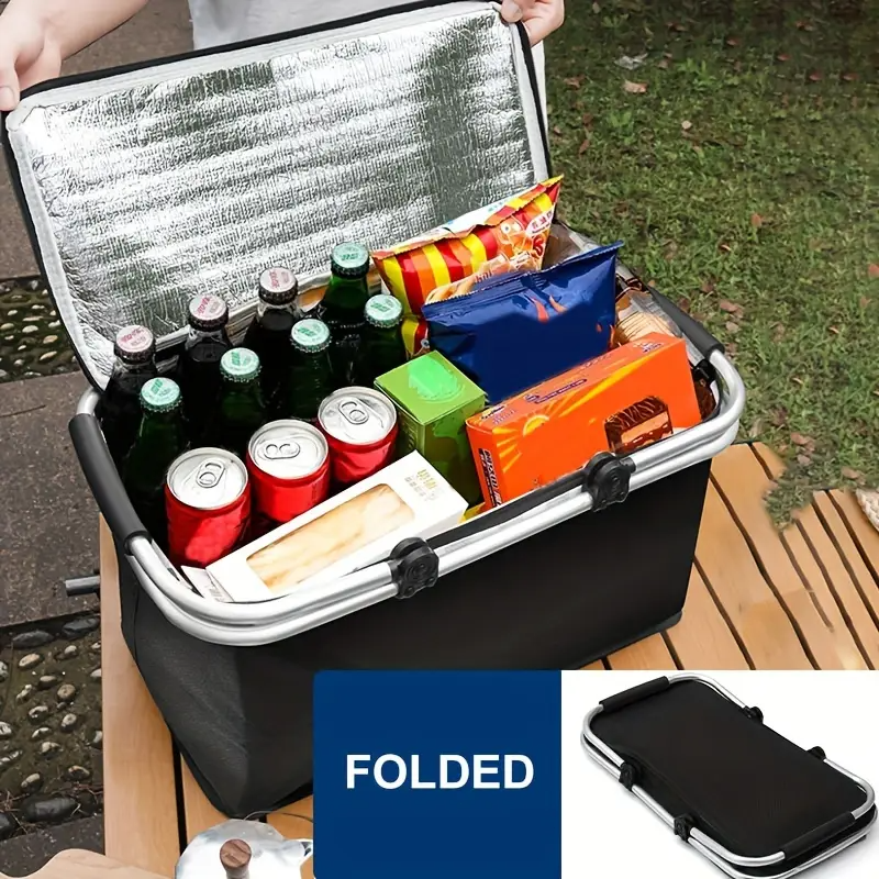 Foldable Picnic Bag Insulated  - Camping Cooking Basket recensie en prijs