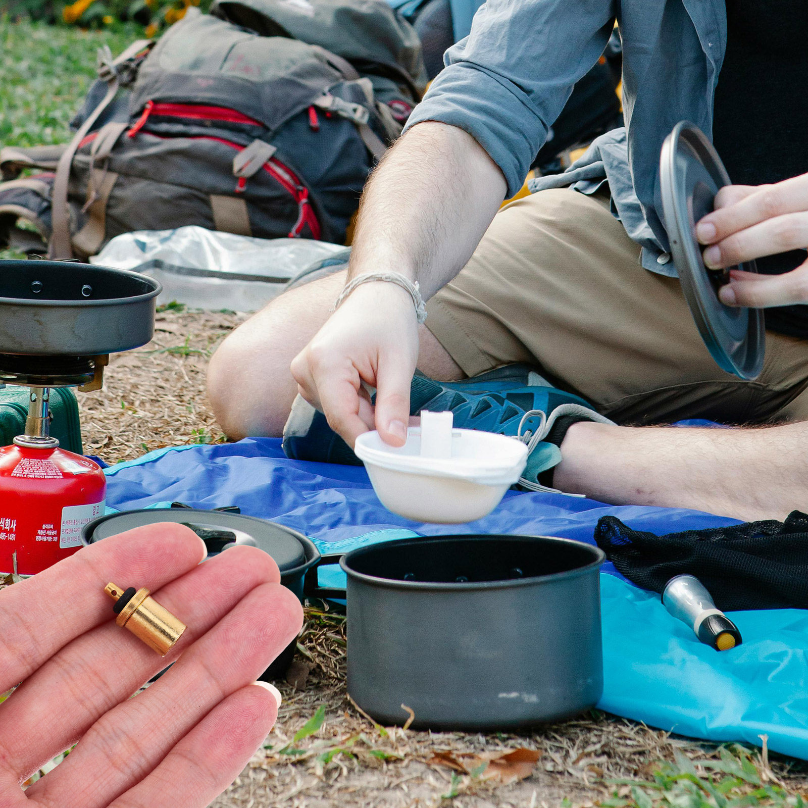 2Pcs Universal Gas Refill Adap - Camping Cooking Equipment Gas recensie en prijs