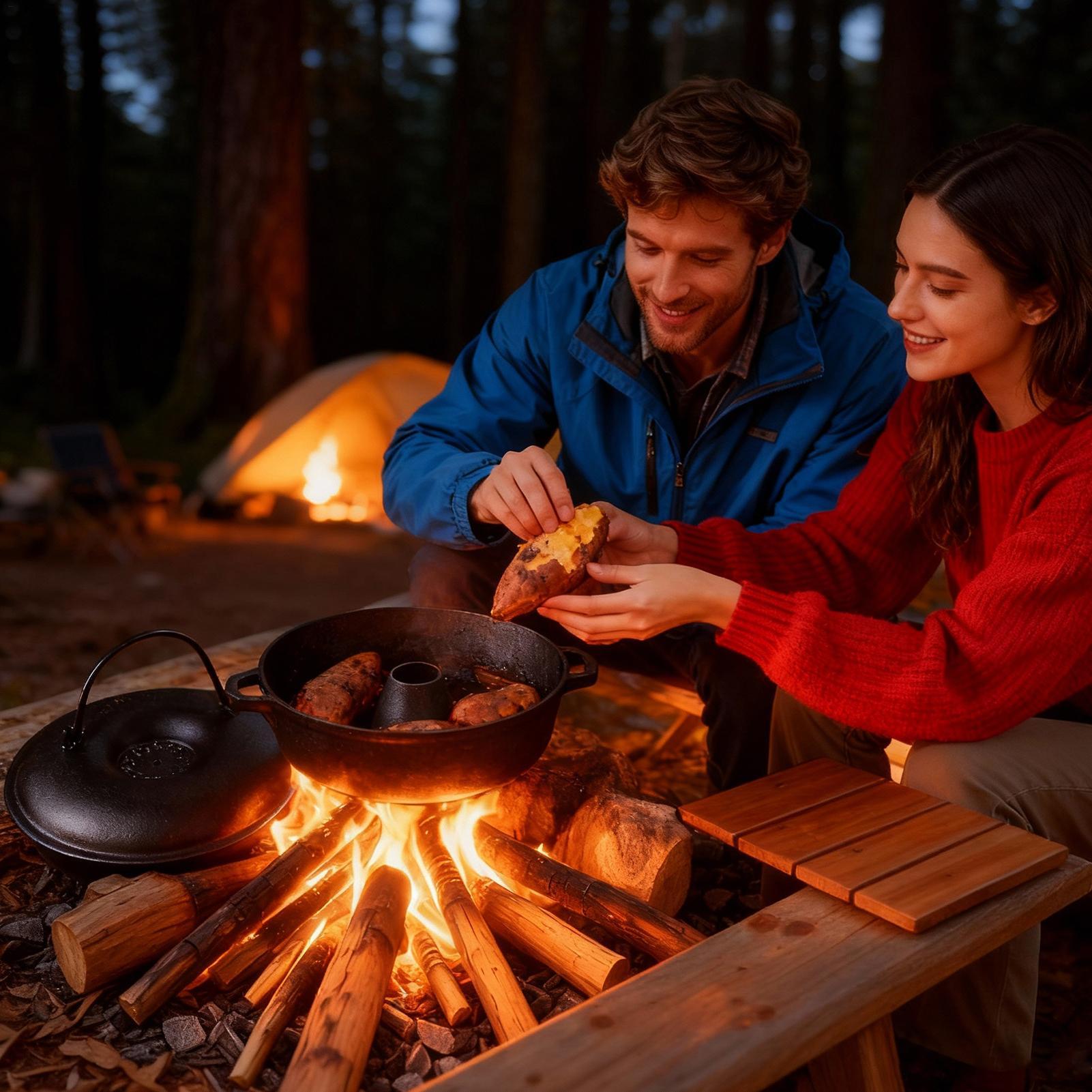 Cast Iron Cauldron For Cooking - Camp Dutch Oven Cast recensie en prijs